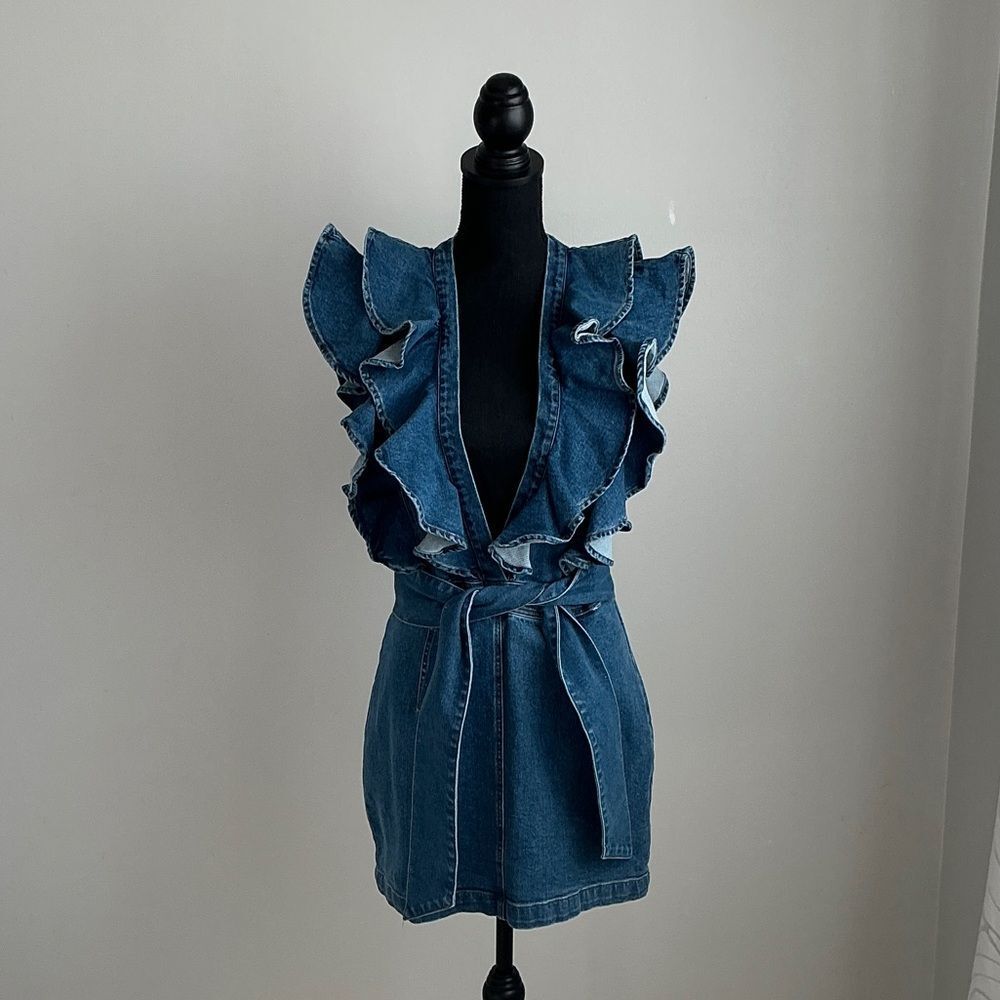 Fashion Nova Blue Denim Dress 👗👗